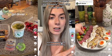 the girl dinner trend is blowing up on tiktok rn