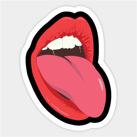 Tongue Sexy Tongue Sticker Teepublic