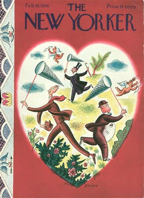 A 1934 Valentines Day Cover By Harry Brown New Yorker Covers The