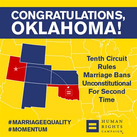 the randy report 10th circuit court of appeals says oklahoma same sex marriage ban unconstitutional