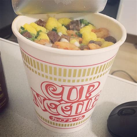 In this corner where visitors can make their. ffxv cooking: cup noodles - from charusharu (instagram ...