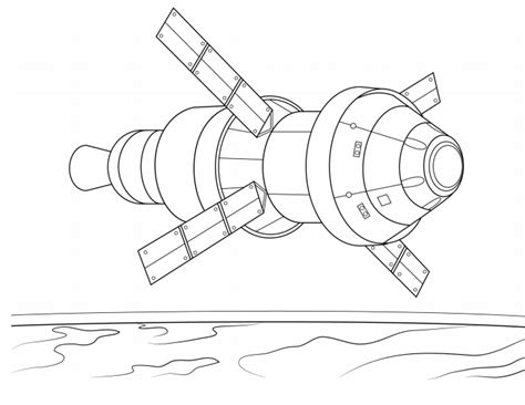 Nave Espacial Orion Para Colorear Imprimir E Dibujar Coloringonlycom