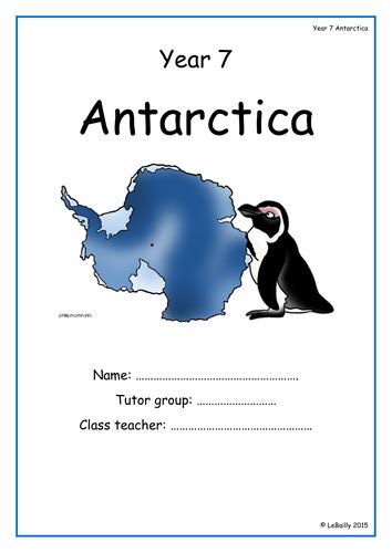 Antarctica Workbook Teaching Resources