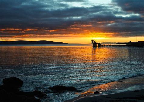 Sunset over Galway Bay...beautiful | Irish landscape, Landscape