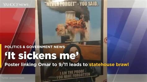 Poster Linking Rep Ilhan Omar To 9 11 Leads To Fight In West Virginia Statehouse