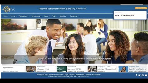 How To Login To Nyc Trs Youtube