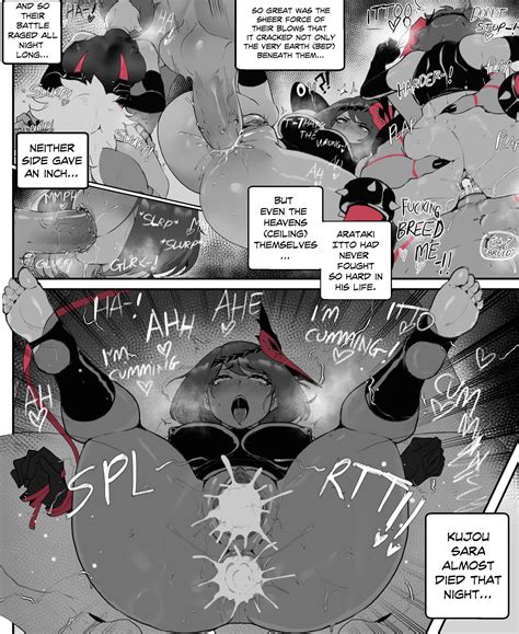 Kujou Sara And Arataki Itto Genshin Impact Drawn By Nyantcha Danbooru