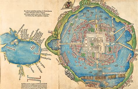 The Map Tenochtitlan 1524 Altmarius