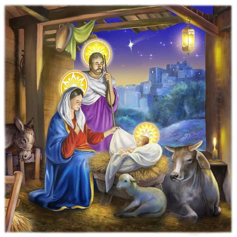 The Birth Of Christ Painting