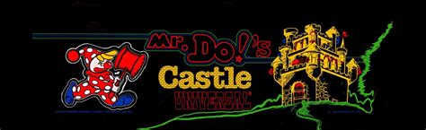 Mr Dos Castle Arcade Marquee 26 X 8 Arcade Marquee Dot Com