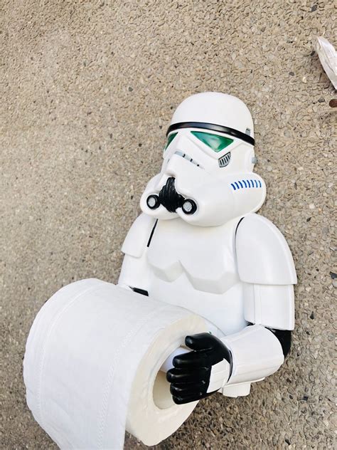 Stormtrooper Toilet Paper Holder Tissue Bathroom Decor Star Wars Darth Vader Grogu Yoda Luke