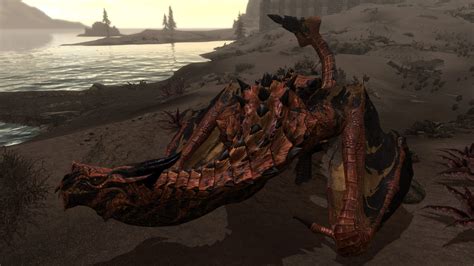 Serpentine Dragon Replacer Ancient Dragon At Skyrim Nexus Mods And