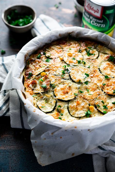 Gluten Free Corn And Zucchini Pie A Simple Pantry