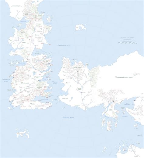 Westeros And Essos Map By 7narwen On Deviantart