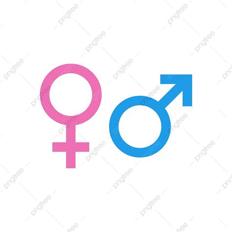 Gender Symbols Clipart Transparent Background Gender Icon Vector