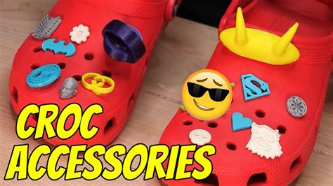 D Printed Croc Charms Accessories Youtube