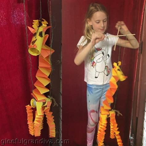5 Easy Puppets To Make With Paper And Cardboard Gleeful Grandiva