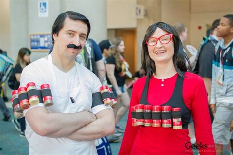 Bob And Linda Belcher From Bobs Burgers Sdcc 2015 Spice Rack Hee