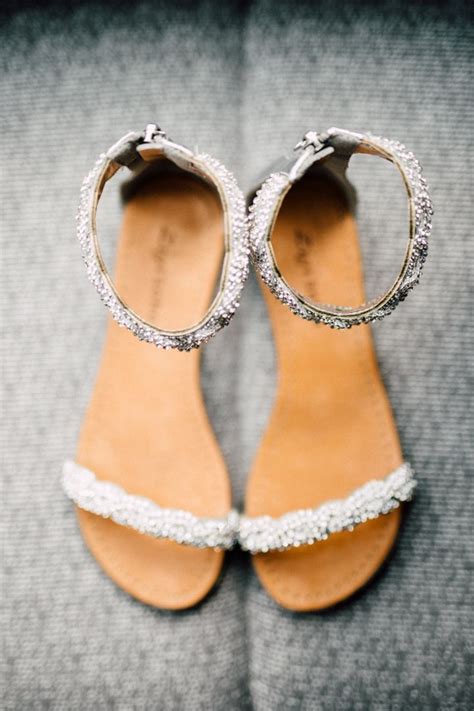 flat wedding shoes for comfort loving bride flat sandal bridal shoes
