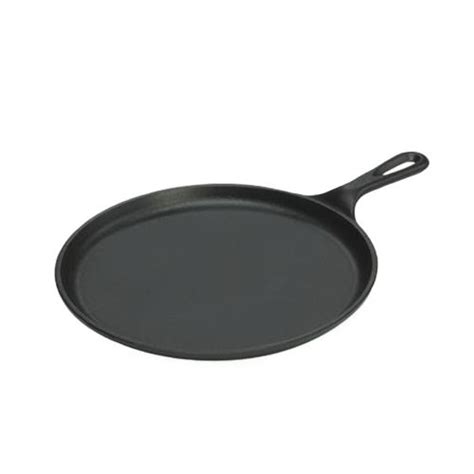 With an outdoor gas griddle, you're also able to host outdoor gatherings by throwing a backyard party and preparing foods like steaks, pizzas, and more. Lodge - L9OG3 - 10 1/2" Cast Iron Round Griddle | eTundra