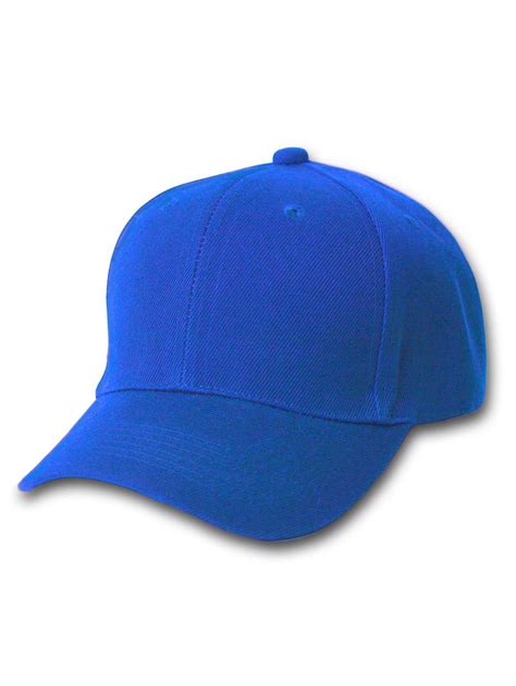 Top Headwear Structured Baseball Hat Cap Royal Blue