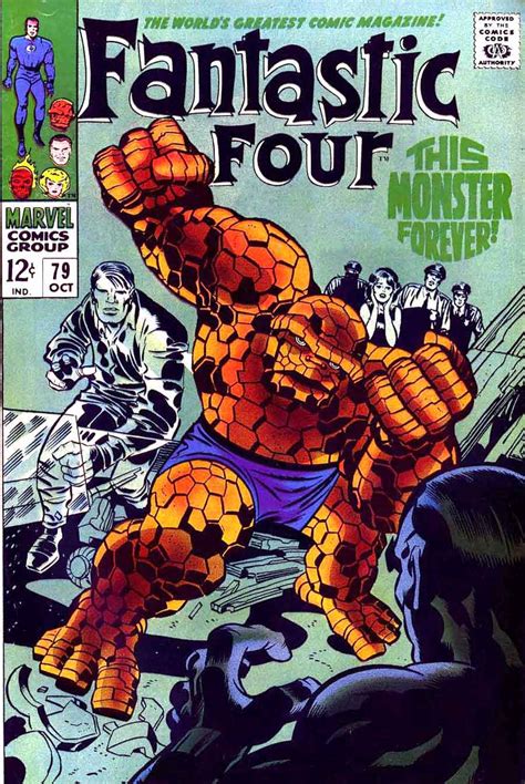 Fantastic Four 79 Jack Kirby Art And Cover Pencil Ink