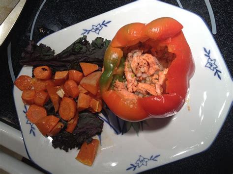 Salmon Stuffed Peppers Recipes Ooooby