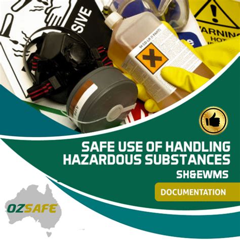 Safe Use Of Handling Hazardous Substances Safe Work Method Statement