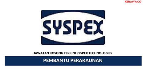 Full time, part time, internship. Jawatan Kosong Terkini Syspex Technologies ~ Pembantu ...