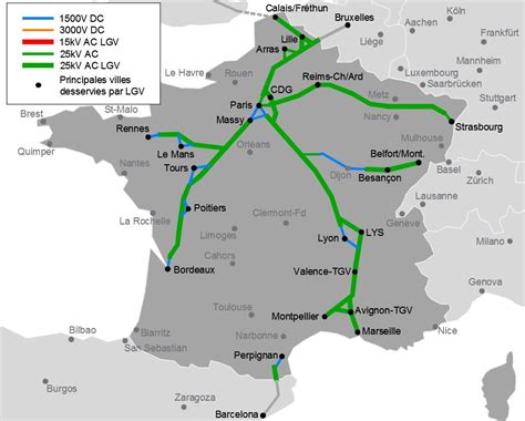 Sncf Tgv Map