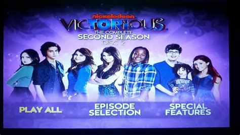 Victorious The Complete Second Season Dvd Menu Disc 2 Youtube