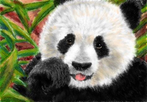 Player Panda Animal Drawings Panda Digital Drawing