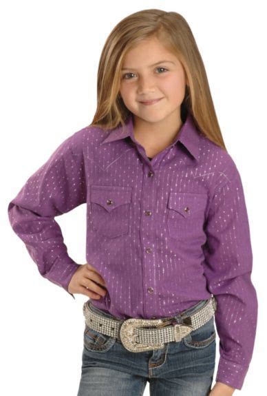 Wrangler Purple And Silver Western Shirt At Sheplers Girls Western