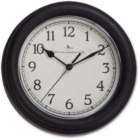 Firstime Essential Wall Clock Black 85 In Fred Meyer