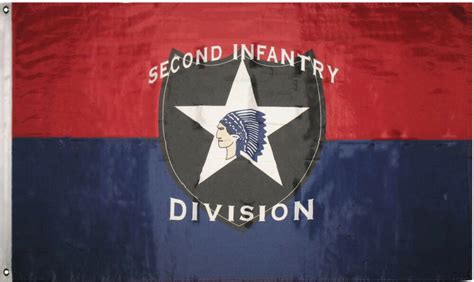 3x5 Second Infantry Division Us Army 2nd Flag 3x5 Banner