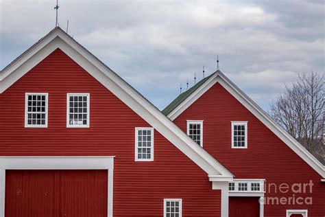 Sabbathday Lake Red Barns Photograph By Susan Cole Kelly Fine Art America