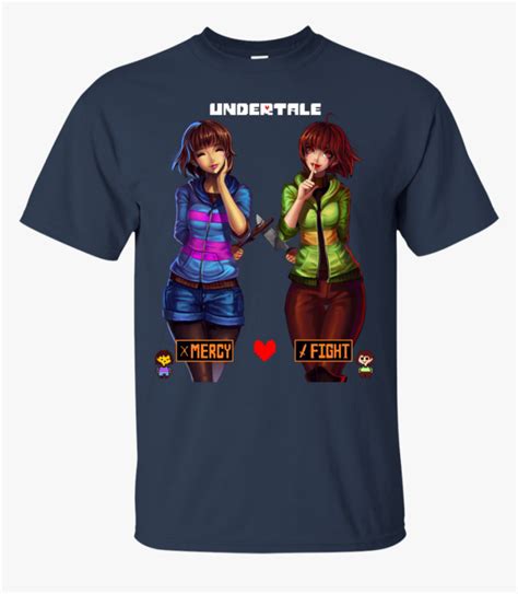 Undertale Frisk And Chara T Shirt And Hoodie Undertale Hd Png Download