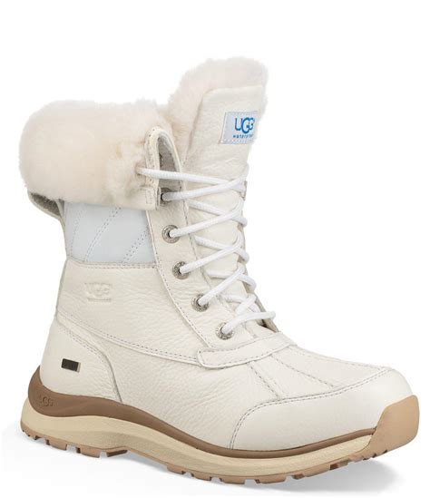 Lyst Ugg Adirondack Iii Quilted Winter Waterproof Boots In White