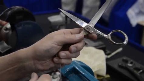 How To Sharpen A Pair Of Scissors Youtube