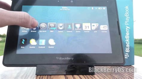 blackberry 10 working on the playbook youtube