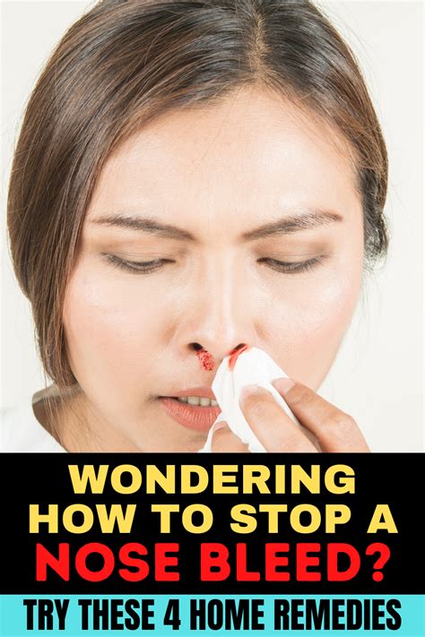 How To Stop A Nosebleed In 30 Second Flat Bleeding Nose Remedies