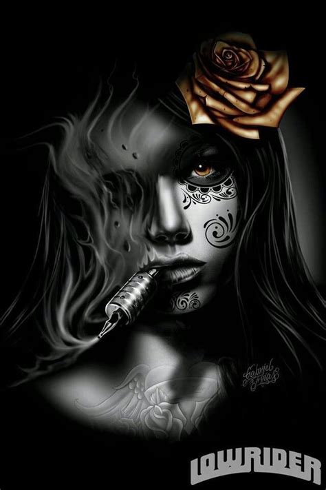Chicano tattoo fonts are native to the country of mexico. Chicano art | Lowrider art, Chicano art, Og abel art