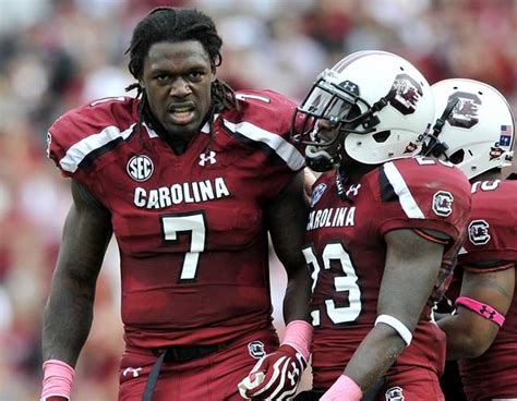 .devastating tackle by south carolina defensive end jadeveon clowney might necessitate a change in how they define clown when it's used as a verb. Jadeveon Clowney a Force to Be Reckoned With - Guardian Liberty Voice