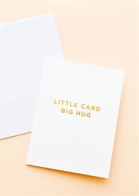 Little Card Big Hug Card