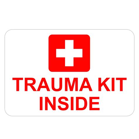Trauma Kit Inside American Sign Company