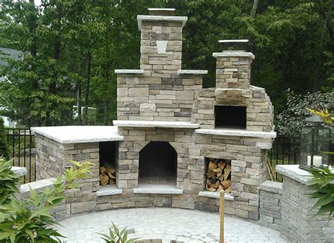 Outdoor fireplace and pizza oven designs outdoor furniture. Plaza Wood Fired Outdoor Brick Pizza Oven and Outdoor ...