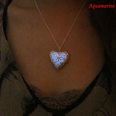 Toast to another year of health, wealth, and success. Free Shipping Heart Glowing Necklace,Locket Necklace,Gift ...