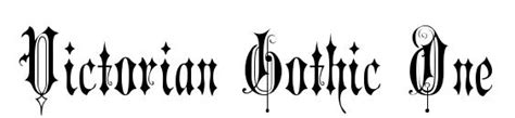 Victorian Gothic One Font Download Free Legionfonts