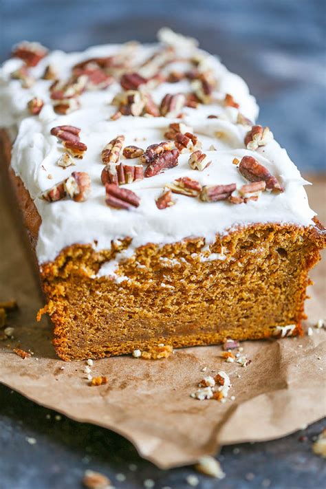 Pumpkin Spice Bread With Cream Cheese Frosting The Cake Boutique