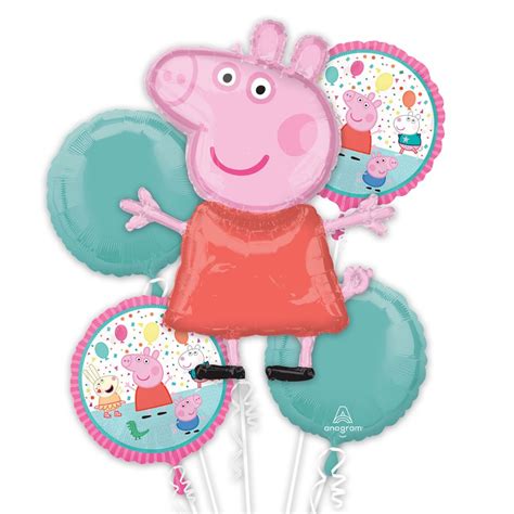 Kit 5 Ballons Peppa Pig